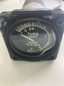 BELL Kratos 124-444-12 Turb Out Temp TOT Indicator With Warranty